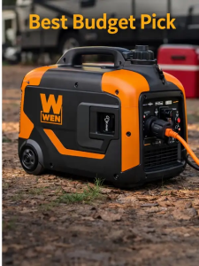 WEN 56203i portable inverter generator – affordable quiet generator for camping and outdoor use